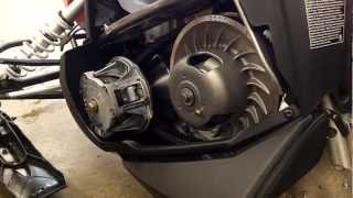 Polaris Indy 600 Clutch Kit Install [upl. by Erminna685]