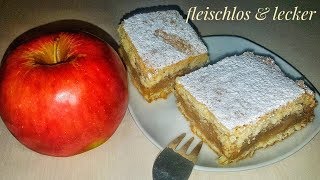 Gedeckter Apfelkuchen RezeptApple Pie with Shortcrust Pastry [upl. by Jessalyn735]