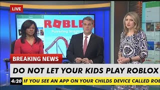 News Reporters Say Roblox Is Not Kid Friendly [upl. by Ellette986]