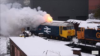 Flamin GLORIOUS 50033 cold start with flames  28122020 [upl. by Moyna]