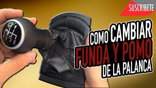 COMO CAMBIAR LA FUNDA Y EL POMO DE UN SEAT IBIZA [upl. by Oluas675]