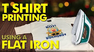 How to Print your Photo on T shirt at Home using a Flat Iron [upl. by Pansie773]