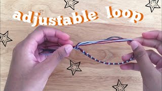 ADJUSTABLE BRACELET TUTORIAL [upl. by Farman]