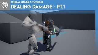 Unreal Engine 4 Tutorial  Dealing Damage Part 1 [upl. by Ennoryt]