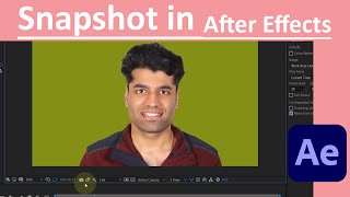 how to use Snapshot in After Effects [upl. by Ishmul]