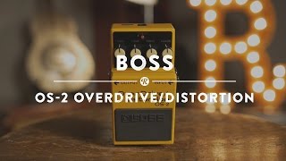 Boss OS2 OverdriveDistortion  Reverb Demo Video [upl. by Vincents60]