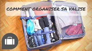 COMMENT ORGANISER SA VALISE  MÉTHODE KONMARI [upl. by Eronel]