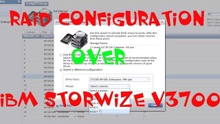 IBM storwize v3700 configuration part02 Raid Configuration [upl. by Adnovahs700]