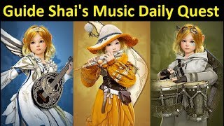 Music Daily Quest Guide Level Up Musicianship EXP Level Grade Black Desert Online BDO [upl. by Arammat624]