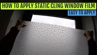 How to apply Window Film  DIY Guide [upl. by Nilla382]