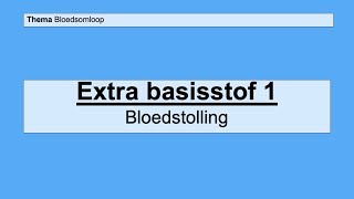 Extra basisstof 1 bloedstolling [upl. by Rattan]