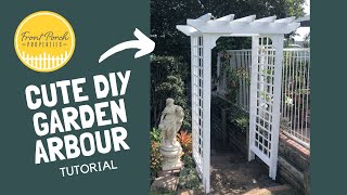 Garden Arbour How To Build an Arbour For Garden  DIY Garden arbour Ideas [upl. by Kotick]