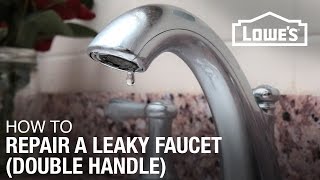 How To Fix A Dripping or Leaky Double Handle Faucet [upl. by Eran]