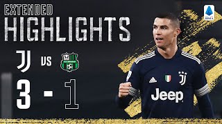 Juventus 31 Sassuolo  Ramsey amp Ronaldo Secure win with Late Goals  EXTENDED Highlights [upl. by Arelus241]