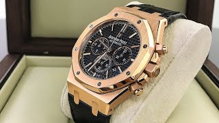 AP Royal Oak Chrono Luxury Watch in Rose Gold [upl. by Llewxam]