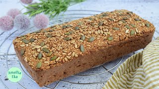 Millet Bread No Egg No Yeast Gluten Free Vegan [upl. by Auhsej]