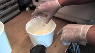 Mixing Polyurethane Foam Liquid [upl. by Bili]