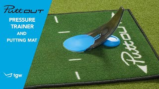 PuttOUT Pressure Trainer wMat Review [upl. by Casia794]