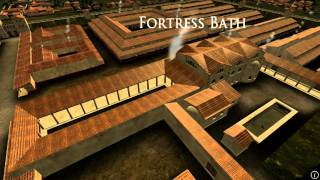 Animation of ancient Roman Fort in Caerleon Wales [upl. by Greer]