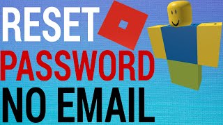 How To Reset Roblox Password Without Email [upl. by Haelam]