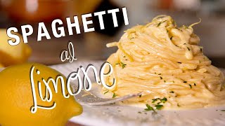 Spaghetti al Limone  Classic Lemon Pasta Recipe  The Pasta Queen [upl. by Hocker858]