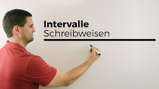 Intervalle Schreibweisen Mengen Bereiche Klammern  Mathe by Daniel Jung [upl. by Ronoc]