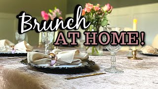 DIY BRUNCH IDEAS AT HOME Brunch Party Ideas amp Affordable Table Decor [upl. by Acinoda]