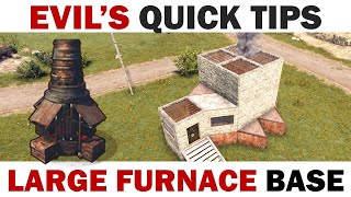 Simple Large Furnace Base  Evils Quick Tips 04 [upl. by Bor866]