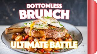 THE ULTIMATE BOTTOMLESS BRUNCH BATTLE  Sorted Food [upl. by Faso]