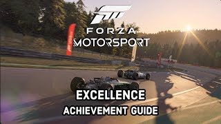 Forza Motorsport  Excellence Achievement Guide [upl. by Senzer]