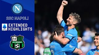 Napoli vs Sassuolo Extended Highlights  Serie A  CBS Sports Golazo [upl. by Ahsitam739]