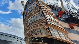 HMS Victory  Walkthrough Tour August 2019  4k [upl. by Yenroc]