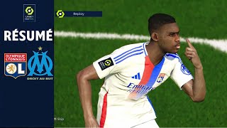 Lyon vs Marseille Résumé et Buts  Ligue 1 2425 [upl. by Abran]