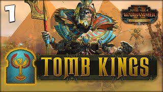 SETTRA DOES NOT SERVE Total War Warhammer 2  Tomb Kings Campaign  Settra 1 [upl. by Ranip]