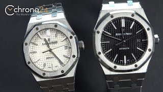 Audemars Piguet ROYAL OAK 37mm vs 41mm  Chrono24 [upl. by Neelloj850]