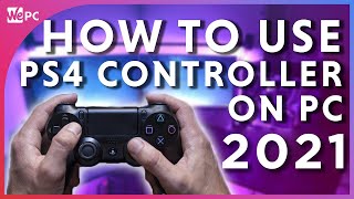 How to Use A PS4 Controller on PC Wired and Wirelessly 2021 [upl. by Cairns]