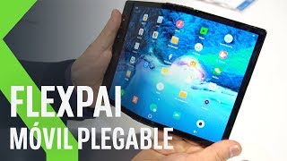 EL SMARTPHONE PLEGABLE Así es Flexpai [upl. by Ovatsug]