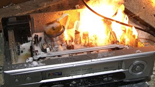 Samsung VCR Salt Water Test and Smash [upl. by Ydisahc]