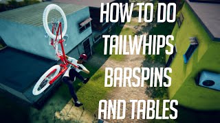 How To Do Tailwhips Barspins and Tables  Descenders [upl. by Pedersen]