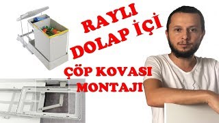 PELİKAN 21500 Raylı Dolap İçi Çöp Kovası Montajı [upl. by Edd]