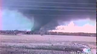 Hesston Kansas F5 Tornado 3131990 [upl. by Oigaib355]