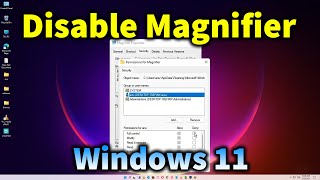 How To Disable Magnifier In Windows 11 [upl. by Nitnilc963]