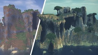 EXTREME Amplified World Transformation Build In Minecraft [upl. by Radburn31]