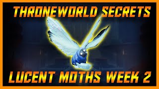 Destiny 2 Witch Queen Secrets  Lucent Moths Week 2  Alluring Curtain and Temple of the Cunning [upl. by Caves]