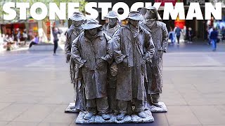 The Stone Stockmen  Iconic Living Statue Street Performer [upl. by Eibrad990]