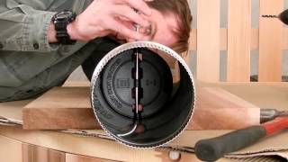 Stove Pipe and Damper Installation [upl. by Esir]