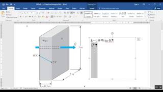 COMSOL Conduction heat transfer Example 3 1 Heat Loss through a Wall [upl. by Atnahsal587]