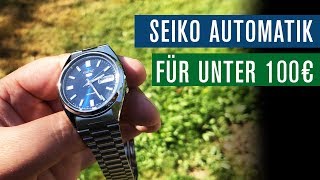 TOP Automatikuhr für unter 100 € Seiko SNXS77K  Test  Review [upl. by Alorac]