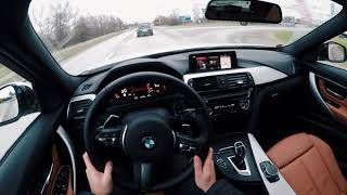 2018 BMW 340i xDrive MSport  Review POV 4K by POVDRIVING [upl. by Lymn]