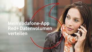 MeinVodafoneApp  Red Datenvolumen verteilen  servicehilfe [upl. by Bauer600]